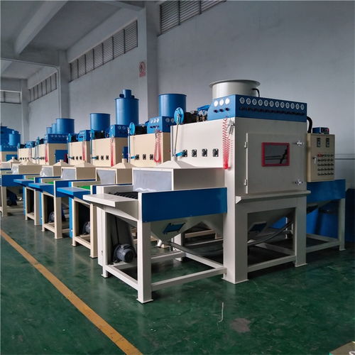 大型自動(dòng)噴砂機(jī) 東莞18把槍大型自動(dòng)平面通過式噴砂設(shè)備